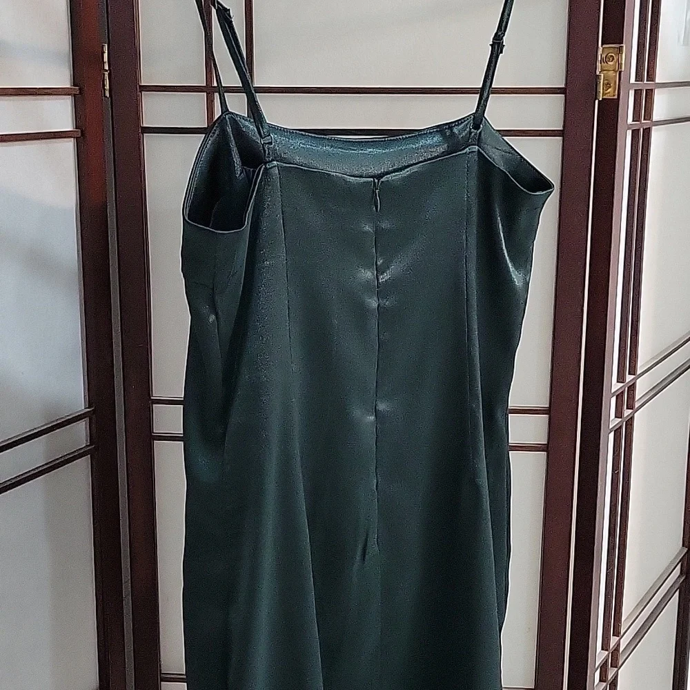 Forest Green Mini Dress, size Medium - Picture 2 of 3